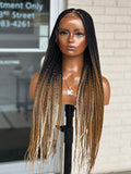 Small Knotless Ombre Wig